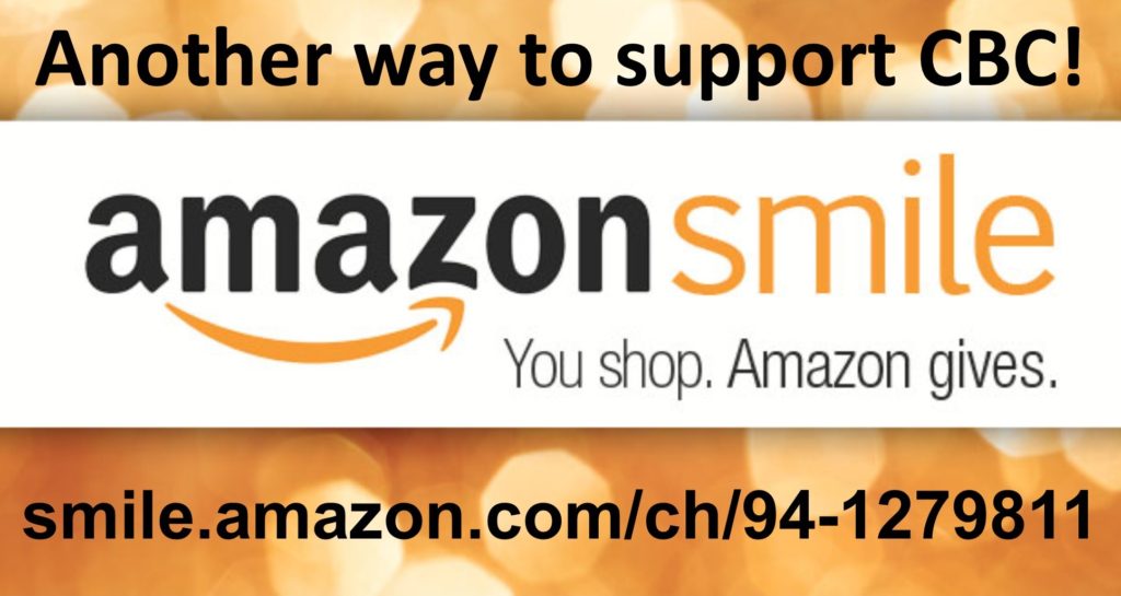 Support CBC through Amazon Smile!